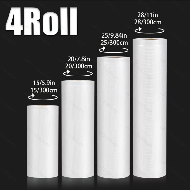 4pcs Vacuum Sealer Bags: 4 Rol - Meal Prep Fit review and price