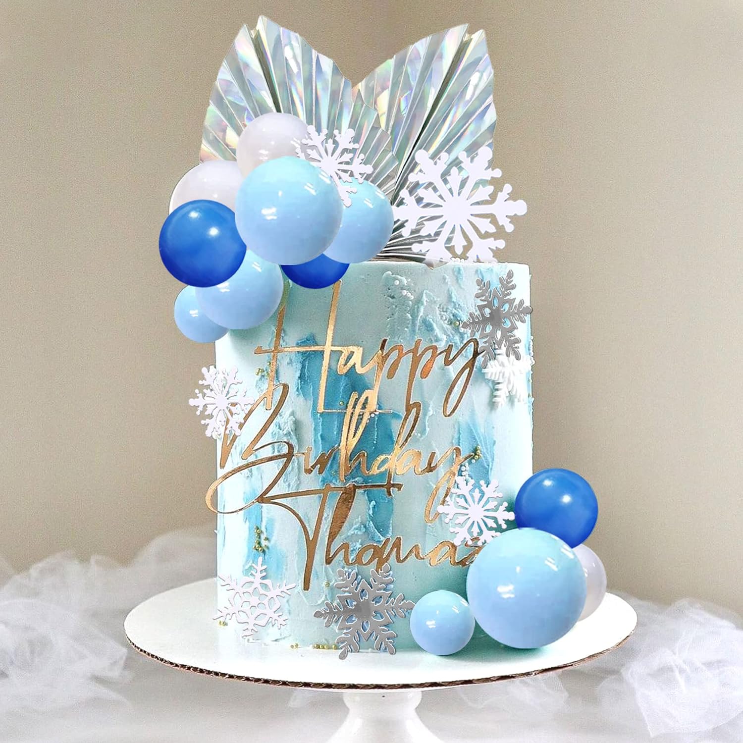 44 PCS Snowflake Cake Toppers  - Meal Prep Frozen review and price