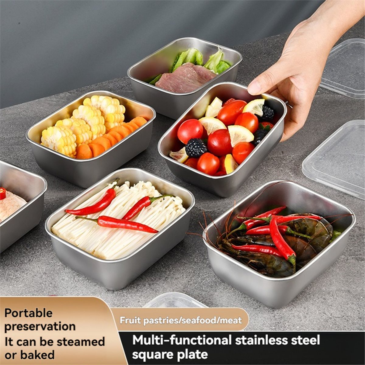 【AT48】 NEW Stackable Food Stor - Meal Prep Fit review and price