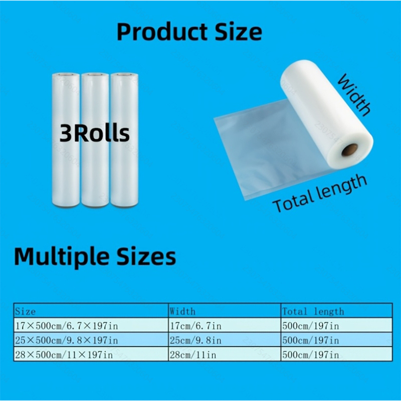 3-Pack Vacuum Seal Roll Bags:  - Meal Prep Fit review and price